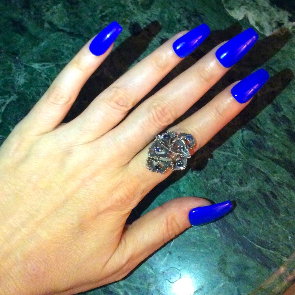 14k One Of A Kind Bonsai Tree Statement Ring - Picture 4 of 9